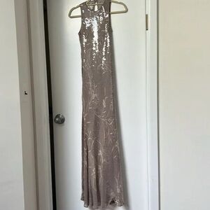 Sequin Sleeveless Gown